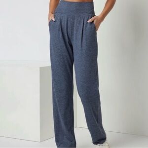 Vuori Blue Wide-Leg Pants